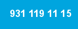 931 119 11 15